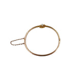 Victorian C. 1900 Gold and Pearl Crescent Moon Bracelet