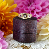 Edwardian 1909 18K Gold Ruby and Diamond Ring