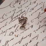 Georgian Gold Cased Harp Foiled Crystal Fob Seal