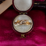 Edwardian C. 1915 18K Gold Five Stone Diamond Ring