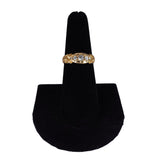 Edwardian 18K Gold Five Stone Graduated Diamond Engagement Ring