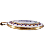 Georgian "Modern Druid" Ceramic Secret Society Ceremonial Pendant circa 1820