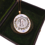 Georgian "Modern Druid" Ceramic Secret Society Ceremonial Pendant circa 1820