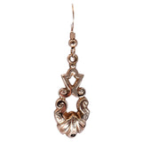 Decorative earring on a white background