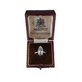 Edwardian 9k Rose Gold Mother of Pearl Ring