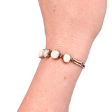 Edwardian Opal and Silver Bracelet circa 1915