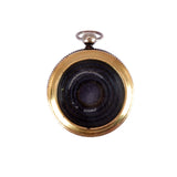 Georgian Turquoise and Pearl Gilt Miniature Spyglass Telescope Pendant