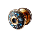 Georgian Turquoise and Pearl Gilt Miniature Spyglass Telescope Pendant