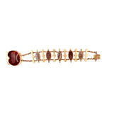 Georgian Agate Gilt Metal Bracelet circa 1820