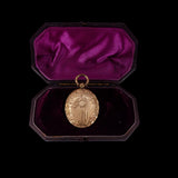 Victorian Banded Agate Pendant Fob circa 1860