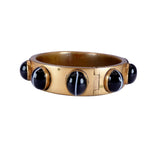 Victorian Agate Paste Bangle C. 1880