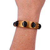 Victorian Agate Paste Bangle C. 1880