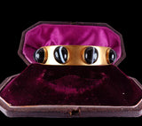 Victorian Agate Paste Bangle C. 1880
