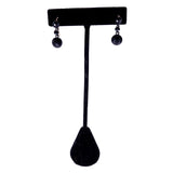 Victorian Black French Jet Drop Earrings
