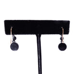 Victorian Black French Jet Drop Earrings