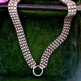 Victorian Silver 17 inch Collar Necklace circa 1860