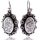 Victorian Silver Drop Earrings circa 1890