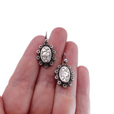 Victorian Silver Drop Earrings circa 1890