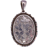 Victorian Three Tone Rose Gold, Gold and Silver Locket circa 1900