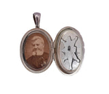 Victorian Three Tone Rose Gold, Gold and Silver Locket circa 1900