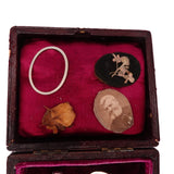 Victorian Three Tone Rose Gold, Gold and Silver Locket circa 1900