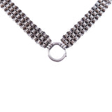Victorian Silver 17 inch Collar Necklace circa 1860