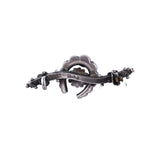 Victorian Sterling Silver and Rose Gold Horseshoe and Daisy Brooch circa 1880