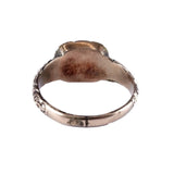 Georgian 14k Gold Locket Front Ring circa 1800
