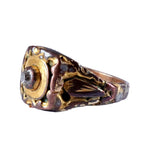 Georgian Rose Cut Diamond Signet Ring circa 1820