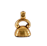 Georgian 18k Gold Cased Hound Dog Fob "Take Heed" circa 1820