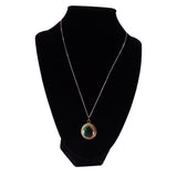 Victorian Operculum Silver Two Sided Pendant circa 1880