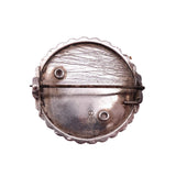 Victorian Sterling Silver "Ye Spider and Ye Flie" Brooch circa 1861