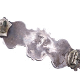 Edwardian 1916 Sterling Silver Rose Gold Horseshoe Brooch