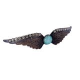 Art Nouveau C. 1910 Winged Costume Brooch