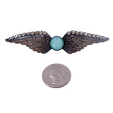 Art Nouveau C. 1910 Winged Costume Brooch