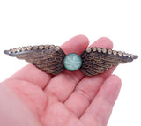 Art Nouveau C. 1910 Winged Costume Brooch