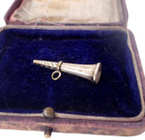 Victorian Gold Cased Foiled Back Crystal Watch Key Fob Pendant