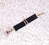 Victorian "TO FRIENDSHIP" Gold Seal Fob Pendant with Ribbon