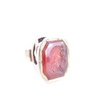 Georgian 9k Gold Carnelian Intaglio Roman Neoclassical Seal Fob